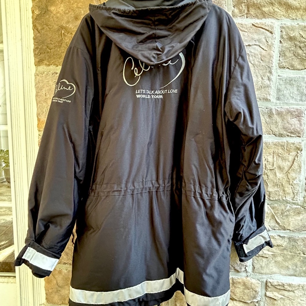 Vintage/Rare Kanuk Black Parka Jacket / Size 6 / Celine Dion World Tour